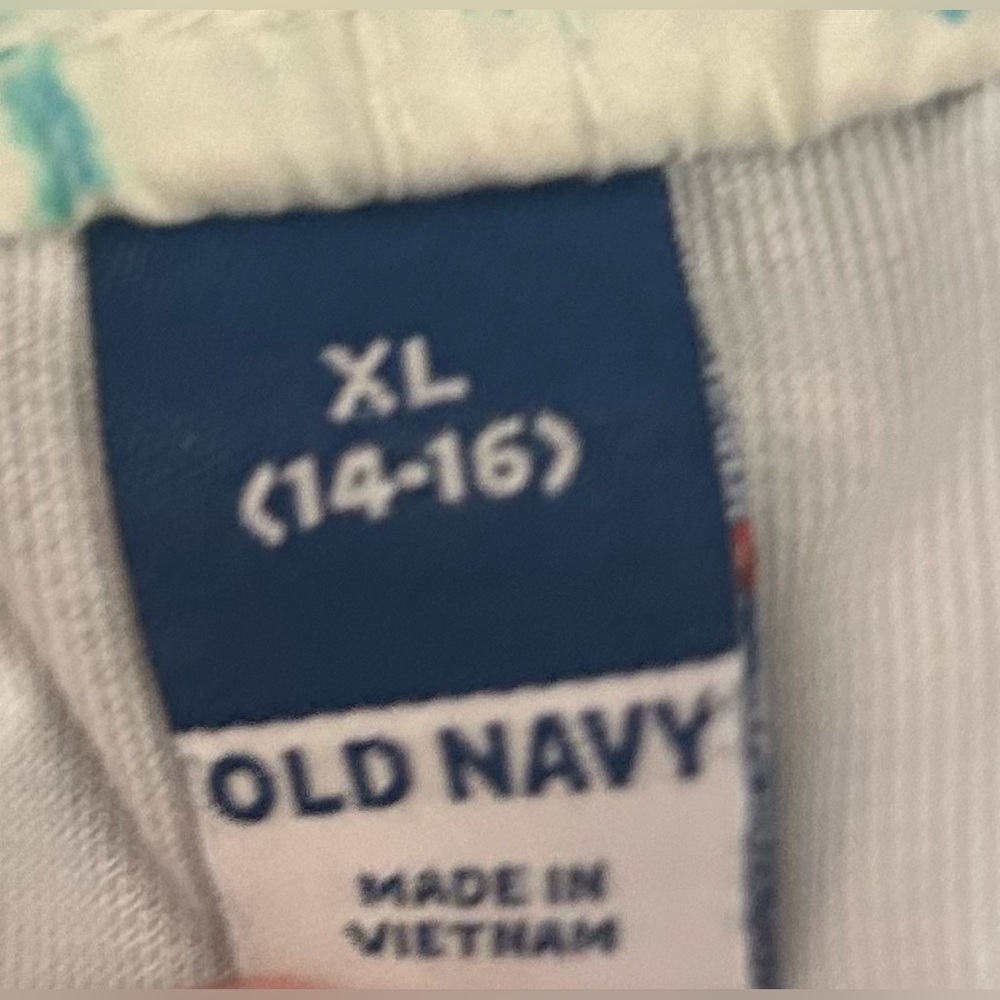Boys Old Navy XL Blue swim trunks - Picture 3 of 4